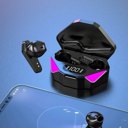 X15 TWS Gaming Earbuds Wireless Bluetooth Earphones With Mic Bass Audio Sound Positioning 9D Stereo Music HiFi Headset For Gamer