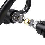 YYK520 Bluetooth Headset Noise Cancelling Sports Earphone Waterproof Digital Display Headphones Single Ear Earbuds Over-Ear