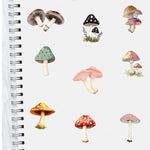 50PCS Kawaii Mushroom Stickers Nostalgia Cartoon Decals Laptops Luggage Diary Skateboards Cool Guitar Motorcycle Sticker Design﻿