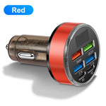 Total 100W Car Charger 6 Ports USB C Charger PD Fast Charging for iPhone 15 14 13 Pro Max Xiaomi 14 13 Samsung