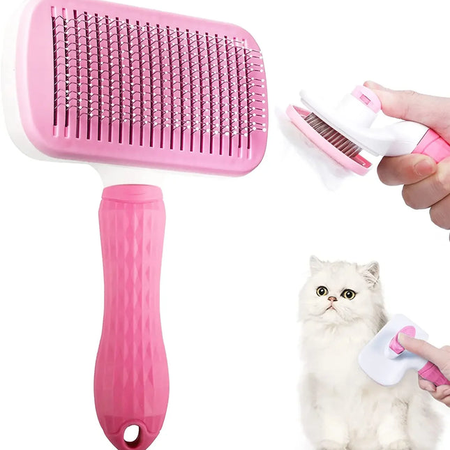 Dog Hair Remover Brush Cat Dog Hair Grooming And Care Comb For Long Hair Dog Pet Removes Hairs Cleaning Bath Brush Dog Supplies