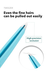 Eyebrow Tweezer Colorful Hair Beauty Fine Hairs Puller Stainless Steel Slanted Eye Brow Clips Removal Makeup Tools