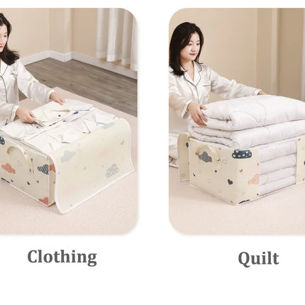 Big Capacity Storage Bag 4/2/1PCS Quilt Clothes Moisture Dust Proof Proof Organizer Duvet Blanket Sorting Bags Luggage Bag