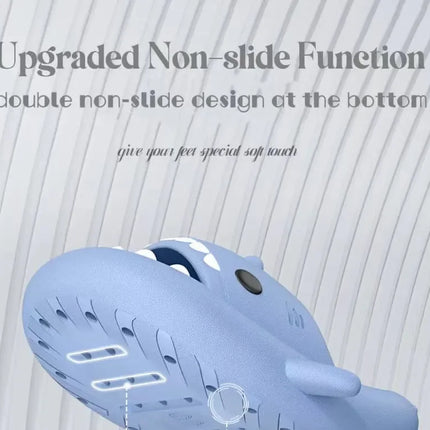2023 New Summer Shark Slippers Women Slides Men Bathroom Flip Flops Home Anti-Skid Flat Shoes Outdoor Children's Funny Sandals
