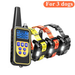 800m Digital Dog Training Collar Waterproof Rechargeable Remote Control Pet with LCD Display for All Size Shock Vibration Sound