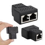 RJ45 Ethernet Cable Splitter Network Adapter,Ethernet Splitter 1 to 3 Cable Suitable Super LAN Ethernet Connector Adapter Cat 6
