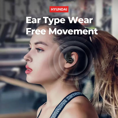 Choice HYUNDAI HY-X15Ultra OWS Wireless Bluetooth 5.4 Headphones with Mic 15h Long Battery Life Hifi Sound For Sport Gaming