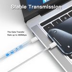 240W USB C to C Charger Cable Type C Fast Charging Braided PD Cable for lPhone 15 16 Series lPad Air Pro MacBook Pro Huawei DELL
