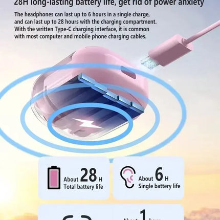 T2 tws Wireless Bluetooth Headset Transparent ENC Headphones LED Power Digital Display Stereo Sound Earphones for all smartphone