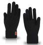 new men's warm gloves winter touch screen plus fleece gloves cold warm wool knitted gloves