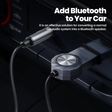 Toocki Wireless Bluetooth 5.1 Receiver Adapter 3.5mm Jack Audio Music Dongle USB Car Bluetooth Transmitter for Aux Car Speaker