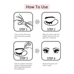 50 Pieces Of Hydrogel Eyelash Patch Grafting Eyelashes Isolating Pad Eyelash Patch Beauty  Moisturizing Eye Mask for Long-lastin