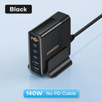 UK Plug / Black NO PD Cable