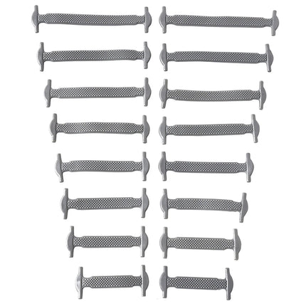 16pcs/lot Silicone Shoelaces No Tie Shoelaces 12 colors Elastic Lace Shoelace Creative Lazy Silicone Laces Rubber Lace