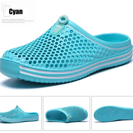 YRZL Men Summer Shoes Sandals Men's Holes Sandals Hollow Breathable Flip Flops Clogs Shoes Fashion Beach Slippers Big Size 45