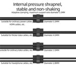 30pcs Cable Organizer Clips Cord Holder Desktop Workstation Wire Manager USB Charging Data Line Bobbin Winder Cable Management