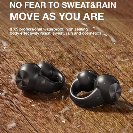 Earring Wireless Earbuds Bluetooth 5.3 Earphone Open Ear Headphones Air Conduction for Sport Running Painless Wearing Headset