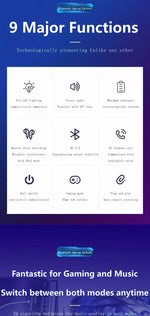 X15 TWS Gaming Earbuds Wireless Bluetooth Earphones With Mic Bass Audio Sound Positioning 9D Stereo Music HiFi Headset For Gamer