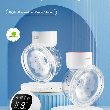 MAMIJOY Wearable Electric Breast Pumps 4 Modes 12 Levels Portable Hands Free Breast Pump Silent Comfort With 19/24mm Flange EB26