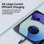 NNBILI 240W USB C Cable Power Wire QC4.0 for MacBook Samsung iPhone 15 16 USB C to C PD Cable 48V5A Fast Charging Type C Cable