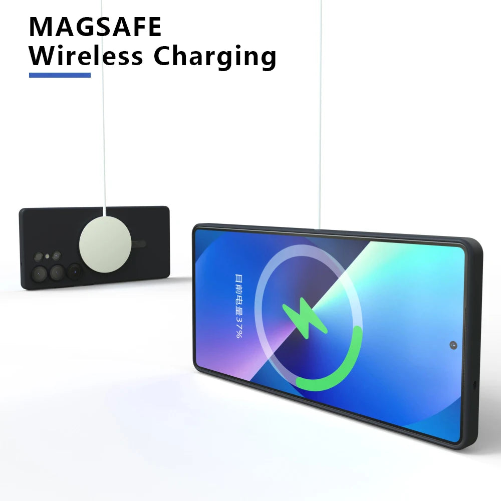 Soft Silicone Case For  Galaxy S25 Ultra S25 Plus S25Ultra S21 FE S23 S24 With Camera Lens Full Covers