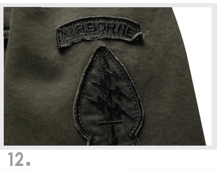 New 2023 Casual Army Military Jacket Men Plus Size M-6XL Jaqueta masculina Air force one Spring & Autumn Cargo Mens Jackets Coat