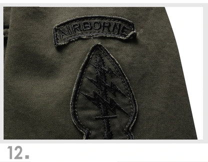 New 2023 Casual Army Military Jacket Men Plus Size M-6XL Jaqueta masculina Air force one Spring & Autumn Cargo Mens Jackets Coat
