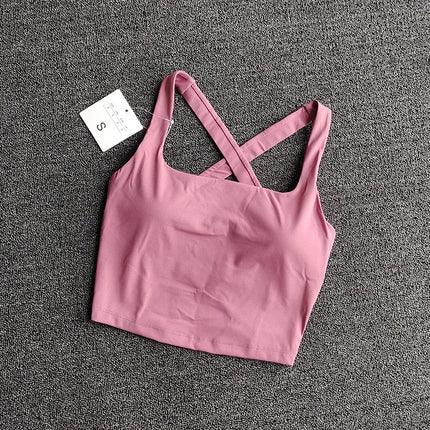 Women Sports Bra Top Push Up Fitness Yoga Bra Underwear Sport Tops For Women Breathable Running Vest Bralette Gym Wear Female