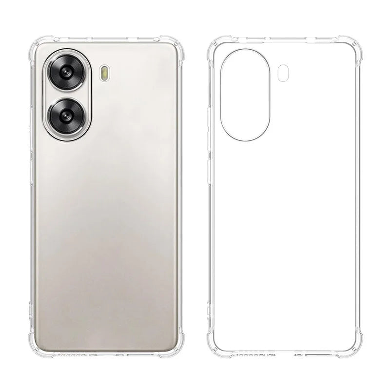 Phone Case for Xiaomi Redmi Note 14 13 Pro 4G 12 Pro Plus 5G Shockproof Clear Silicone Bumper Transparent Slim Shell Back Cover