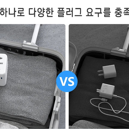 LENCENT Universal Travel Adapter with 3 USB Ports 1Type-C PD Charging All-in-one Travel Adapter EU/UK/USA/AUS Plug for Travel