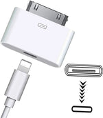 Lighting To 30Pin Adapter 8Pin Male To 30 Pin Female Charging Sync Converter for IPhone 4 4S IPad 2 3 IPod Touch Charger Cable