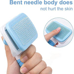 Pet Dog Hair Brush Cat Comb Grooming And Care Cat Brush Plastic Comb For Long Hair Dogs Cleaning Pets Dogs Accessories ﻿