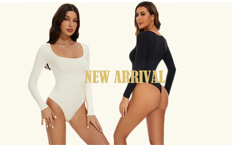 GUUDIA Ribbed Tummy Jumpsuit Daily Shaper Bodysuits Light Control Compress Tummy Control Open Crotch Shapewear Suits Open Crotch