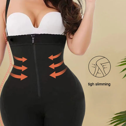 AfruliA Fajas Colombiana Girdle Full Body Shaper Lift Up Butt Lifter Bodysuits Tummy Control Panties Waist Trainer Thigh Slimmer