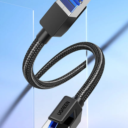 UGREEN CAT8 Ethernet Cable 40Gbps 2000MHz CAT 8 Networking Cotton Braided Internet Lan Cord for Laptops PS 4 Router RJ45 Cable