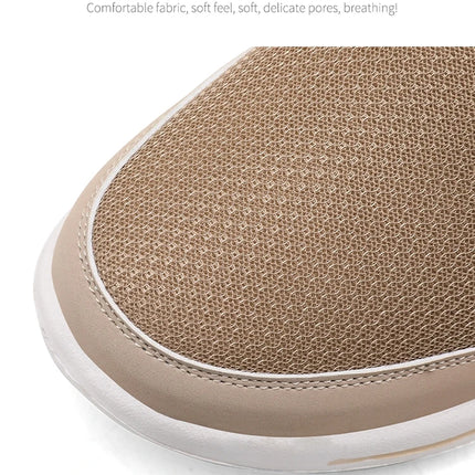 2024 Summer new breathable mesh shoes outdoor non-slip walking shoes comfortable sandals men half slippers casual loafers 35-48