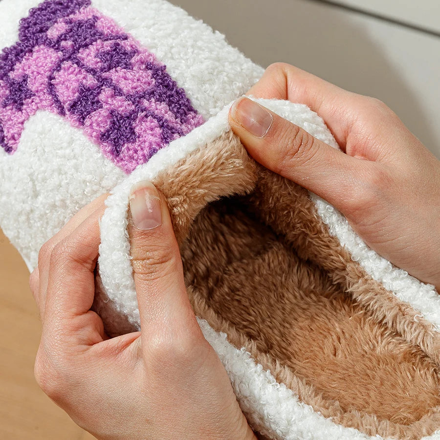 Country Nashville Style Boot Women Slippers Cowgirl Hat Fluffy Slides Comfortable Cozy Comfy Houseshoes Winter Home Cowboy Shoes