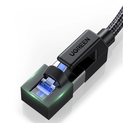 UGREEN CAT8 Ethernet Cable 40Gbps 2000MHz CAT 8 Networking Cotton Braided Internet Lan Cord for Laptops PS 4 Router RJ45 Cable