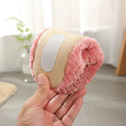 Women Men Home Slippers Plush Warmer Indoor Slipper Autumn Winter House Flat Floor Shoes Female Soft Slient Slides For Bedroom