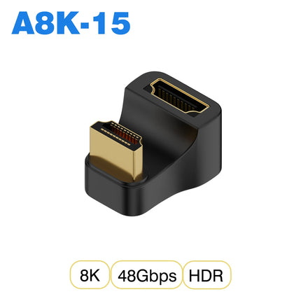UGOURD HDMI2.1 Cable Adapter mini micro hdmi to HDMI 2.1 Converter 48Gpbs 8K60HZ 4K120HZ for HDTV Projector PS4 PS5 Laptop PC