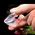 5 Sets of Pet Silicone Finger Sleeves Boxed Toothbrushes for Cats Dogs Brushing Finger Sleeves Pet Teeth Oral Cleaning Products