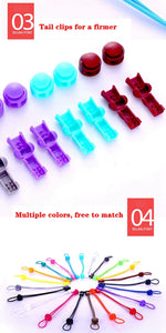 1Pair Shoelaces for Sneaker Elastic No Tie Shoe Laces Stretching Lock Lazy Laces Quick Rubber Shoelace Round Shoestrings