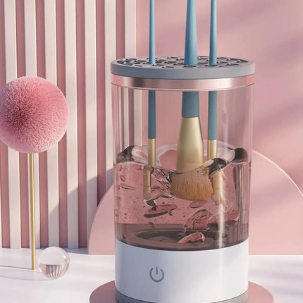 New makeup brush automatic washer Washer Rechargeable Lazy Powder Puff tool Beauty cleaning brush