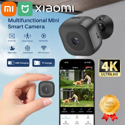 Xiaomi MIJIA 4K Mini Security Camera Full Color Night Vision High Definition WiFi Monitor Waterproof Motion Detect Surveillance