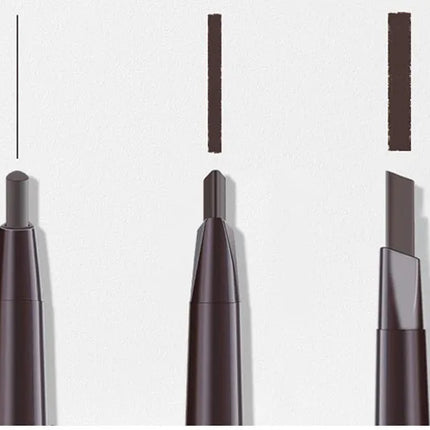 5 Colors Eyebrow Cosmetics Pencil Waterproof Double-headed Eyebrow Tattoo Natural Long Lasting Makeup Paint Eyebrow Pencil