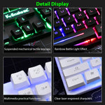 KM320 Keyboard And Mouse Set Waterproof Luminous Game Backlit Keyboard
