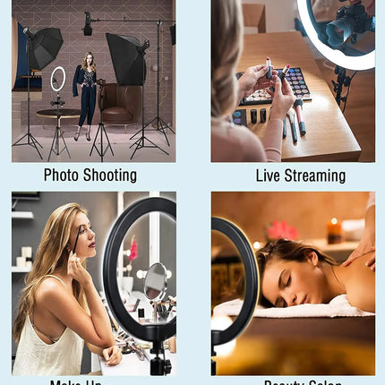 26 cm shooting light 26 cm light ring + tripod stand