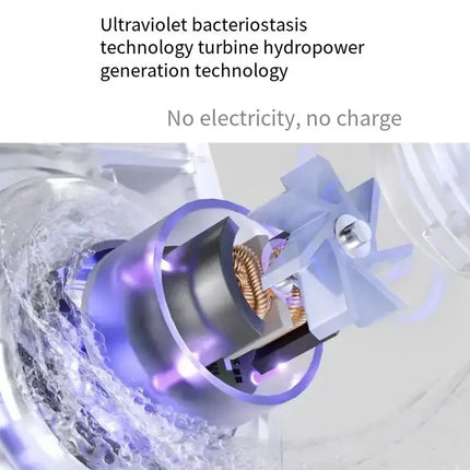 New Youpin Water-power Sterilization Faucet Water Purifier Ultraviolet Deep Sterilization 8-stage Fine Filtration Heating Faucet