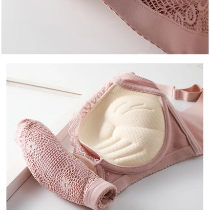 8cm Thickened Non-empty Cup Underwear Small Chest Gather Anti-sagging Hand-cup Bra Adjustable Bra Women