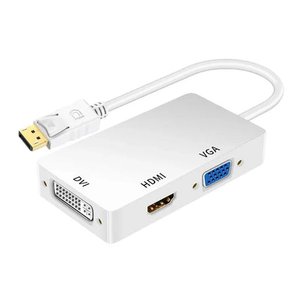 Displayport DP TO DVI VGA HDTV 3IN1 Adapter Converter Cable For Projector TV Computer Laptop PC